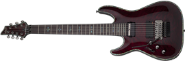 Schecter DIAMOND SERIES Hellraiser C-7FR/S Black Cherry Left Handed 7-String Electric Guitar 2022